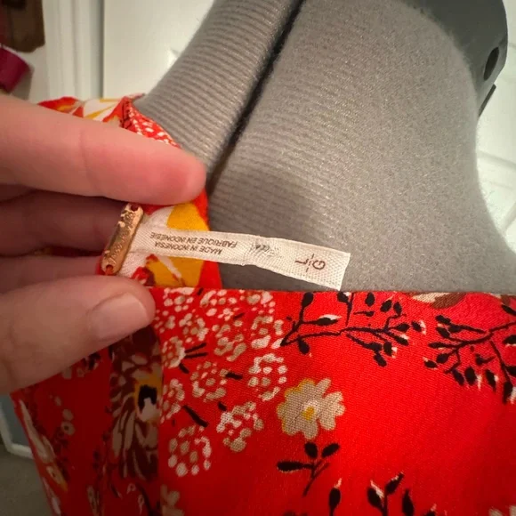 Free People Jess Floral Wrap Maxi Dress Flower - Picture 6 of 8